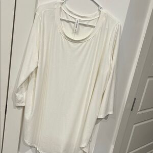 Elegant Cream Long Sleeve Top